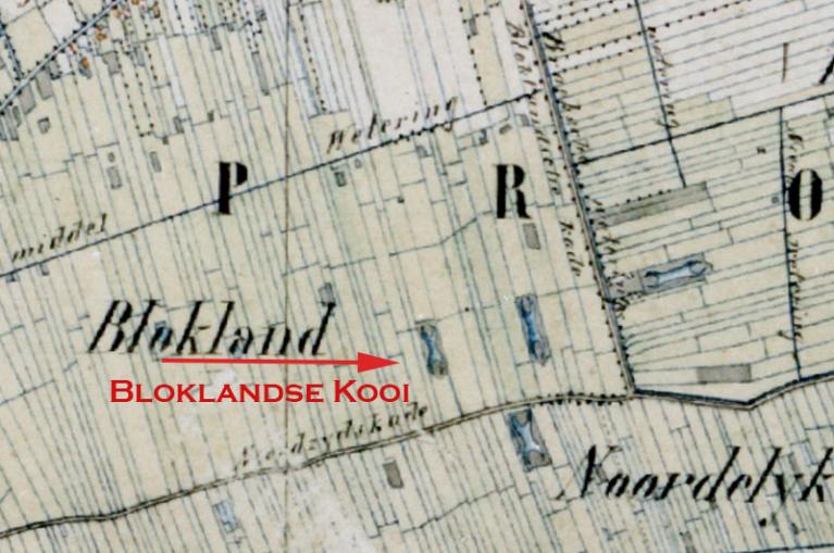 Bloklandse Kooi omstreeks 1850