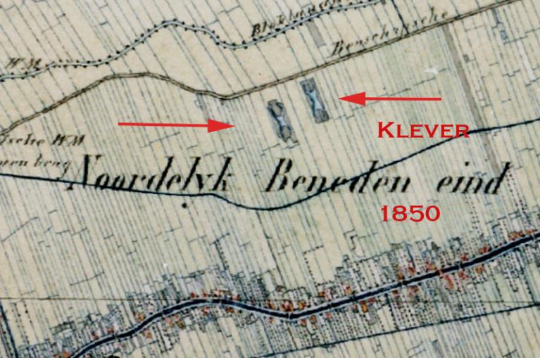 Benschop - Klever omstreeks 1850
