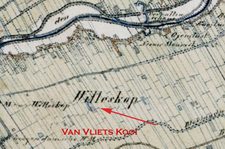 Van Vliets Kooi omstreeks 1850