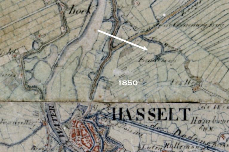 Hasselt rond 1850