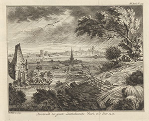 Elisabethsvloed prent circa 1700 kopie