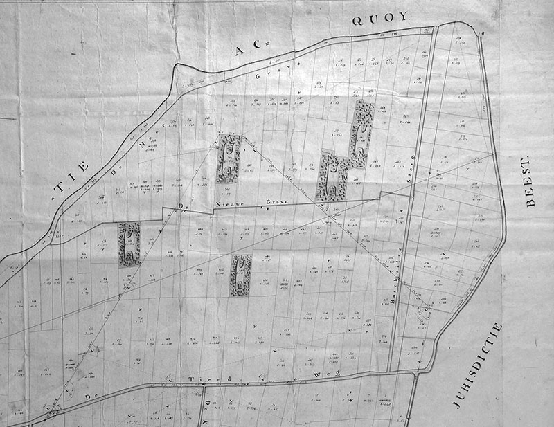 verpondingskaart Rhenoy 1810 GA kopie