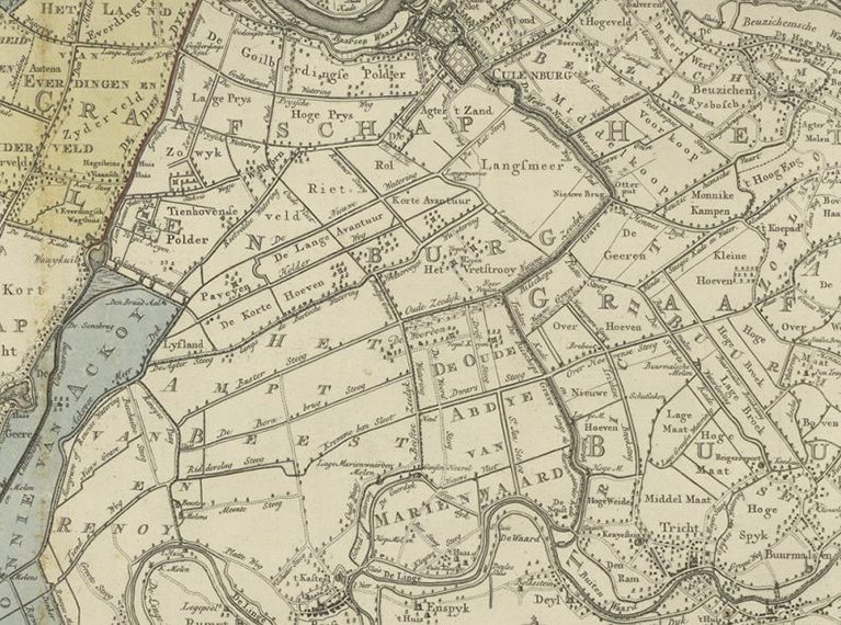 detail graafschap buren 1761